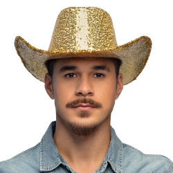 Klobouk rodeo zlatý